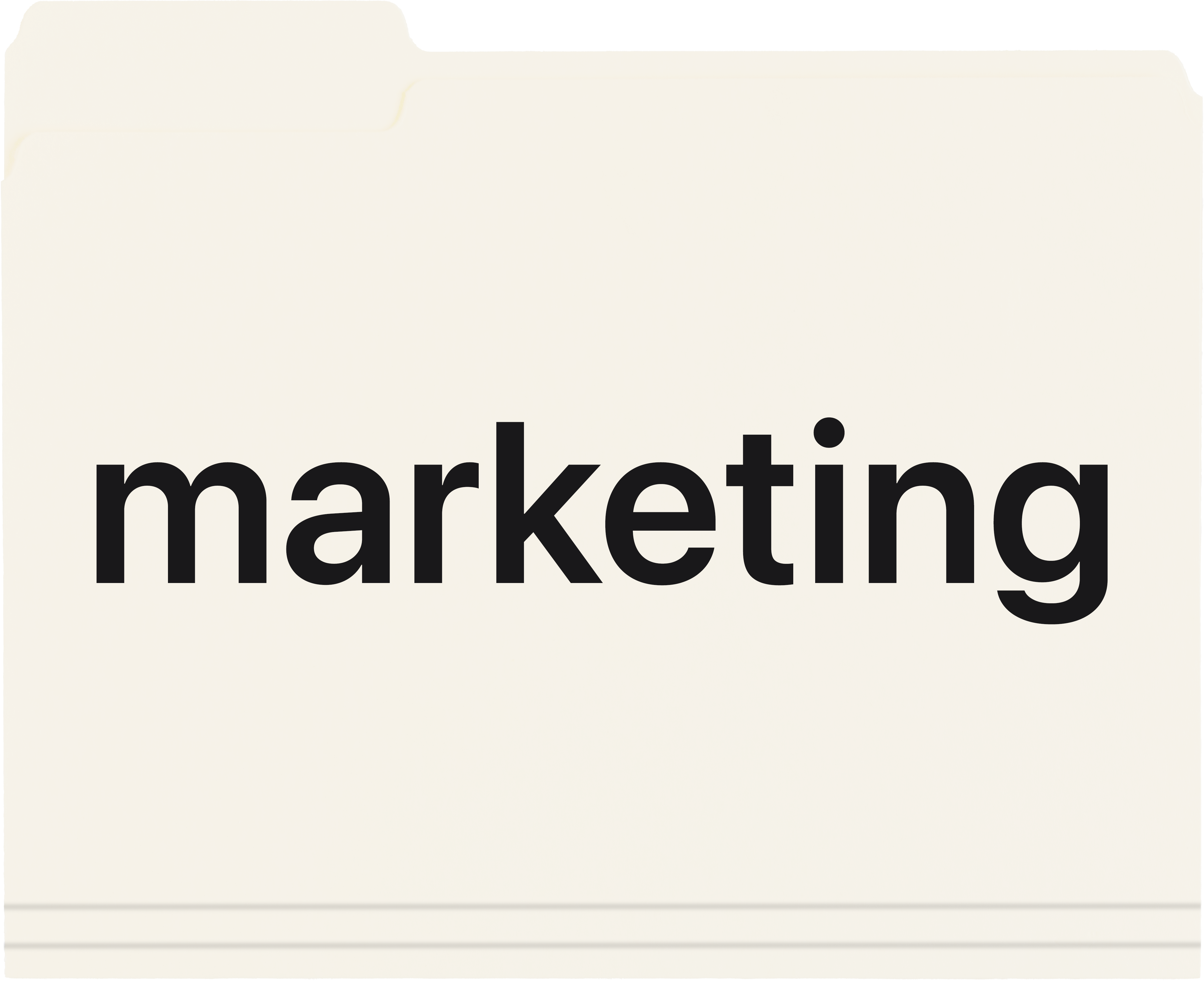Marketing folder