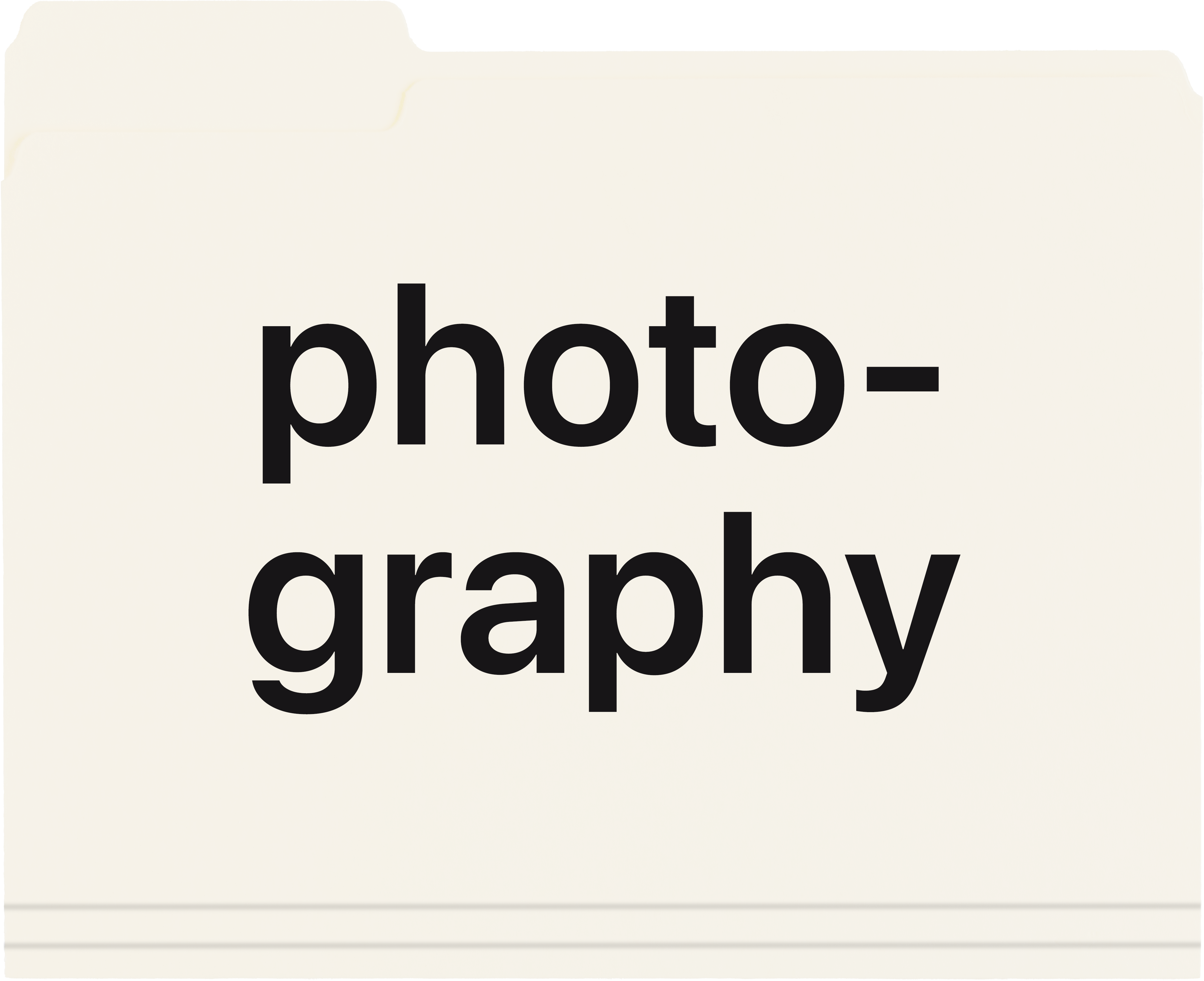 Photography folder